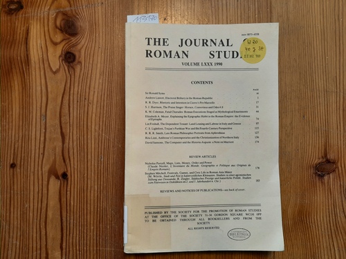 Diverse  The Journal of Roman Studies. VOL LXXX. 