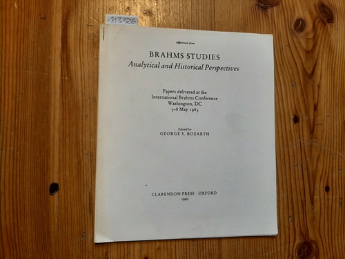 Siegfried Kross (Bonn)  Thematic Structure and formal Processes in Brahms's Sonata Movements 