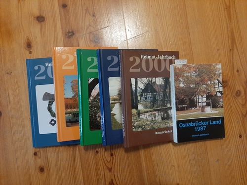 Heimatbund Osnabrücker Land (Hrsg.)  Heimat-Jahrbuch Osnabrücker Land 1987 + 2000 bis 2004 (6 BÜCHER) 