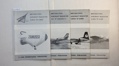 R Hoddinott  British Isles Civil Aircraft Register. (4 Hefte/ 1981); G-BEAA TO G-BEZZ; Out of sequence II; G-BFAA TO G-BFZZ; G-AIZZ 