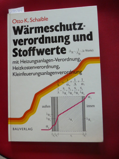 Schaible, Otto K. [Hrsg.]  Wärmeschutzverordnung (gültig ab 1.1.1995) und Stoffwerte : Ergänzung zu DIN 4108, Teil 4 