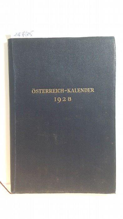 Diverse  Österreich-Kalender 1928. Fotos von Karl Dornsch. 