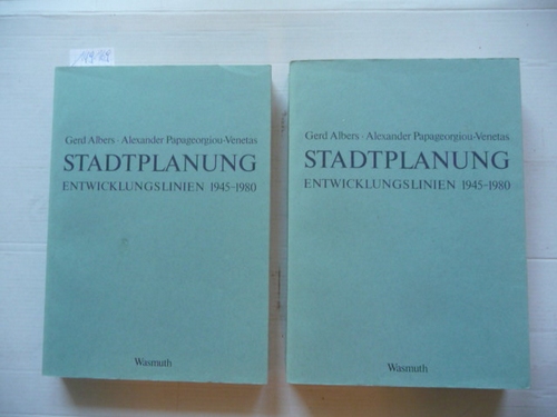 Albers, Gerd - Papageorgiou-Venetas, Alexander  Stadtplanung : Entwicklungslinien 1945-1980 Bde. 1 + 2 (2 BÜCHER) 