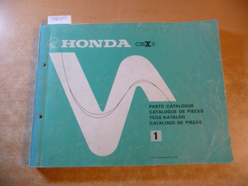 Diverse  Honda CBXZ (CM) Teile-Katalog / Parts Catalogue / Catalogue de Pieces / Catalogo de Piezas 