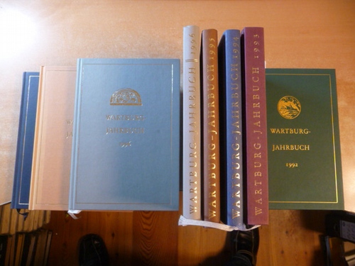 (Hrsg.) von der Wartburg - Stiftung, Eisenach  Wartburg Jahrbuch - Konvolut : 1992 bis 1998 (8 BÜCHER) 