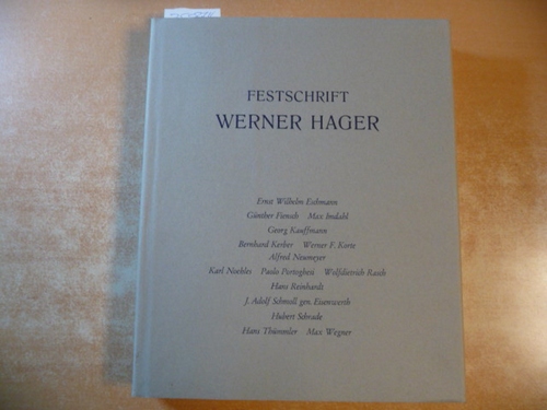 Hager, Werner  Werner Hager : Festschrift 
