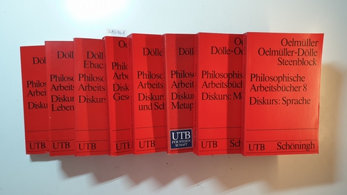 Oelmüller, Willi [Hrsg.]  Philosophische Arbeitsbücher, 8 BÄNDE 