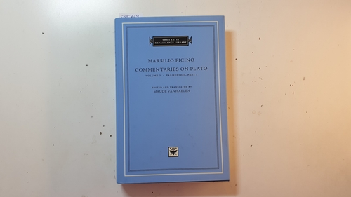 Ficinus, Marsilius [Verfasser]  Commentary on Plotinus. Volume 2: Parmenides, Part I 