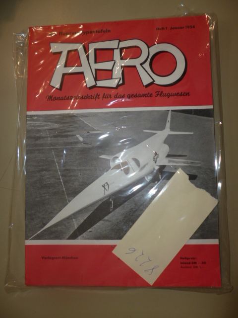 ANONYM  Aero. - Monatszeitschrift für das gesamte Flugwesen.Jahrgang 5 (in 11 Heften - 1 Doppelheft) 