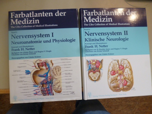 Krämer, Günter [Hrsg.]  Band 5: Nervensystem I : Neuroanatomie und Physiologie, Bd. 6. Nervensystem. II : Klinische Neurologie / übers. von Krista Schmidt. Hrsg. von Günter Krämer (2 BÜCHER) 