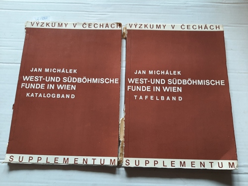 Michálek, Ján  Süd- und westböhmische Funde in Wien. Tafelband und Katalogband. (2 BÜCHER) 