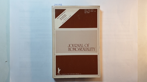 Cecco, John P. De  Homophobia : an overview ( v. 10, no. 1/2, Fall 1984, of the Journal of homosexuality) 