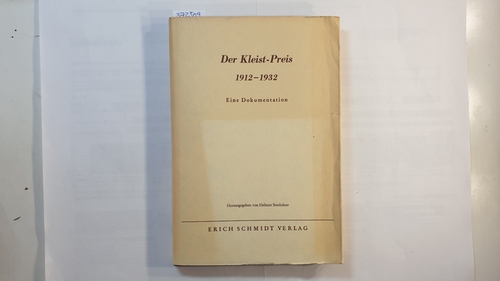 Sembdner, Helmut  Der Kleist-Preis 1912-1932 : eine Dokumentatio 