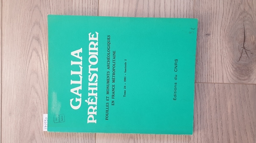 Diverse  Gallia préhistoire, tome 24, fascicule 2, 1981. Fouilles et monuments archéologiques en France Métropolitaine. 