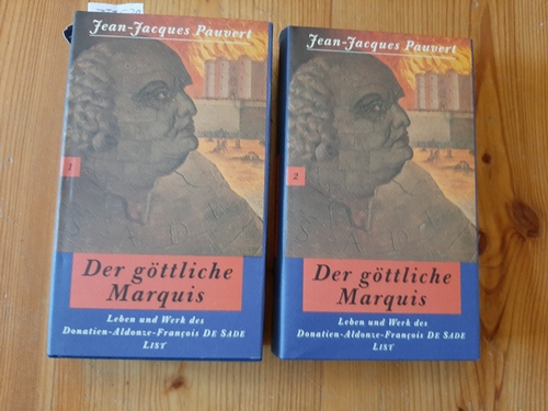 Pauvert, Jean J.  Der göttliche Marquis - Leben und Werk des Donatien-Aldonze-Francois de Sade, in 2 Bänden. (2 BÜCHER) 