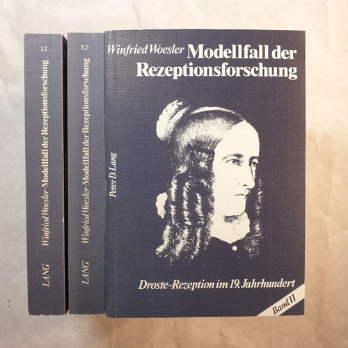 Woesler, Winfried (Hrsg), Haverbusch, Aloys (Verfasser)  Modellfall der Rezeptionsforschung. Droste-Rezeption im 19. Jahrhundert. (3 BÄNDE) Band 1,1 + Band 1,2 + Band 2. 