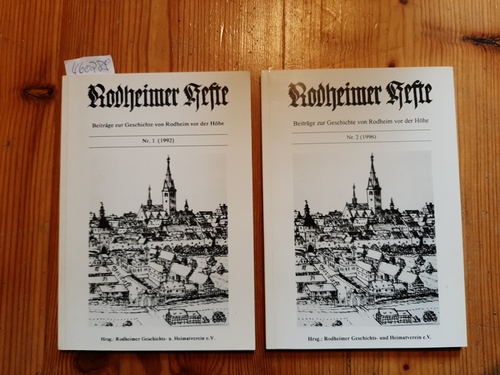 Brunk, Karsten (Red.)  Rodheimer Hefte Nr. 1+2, Beiträge zur Geschichte von Rodheim vor der Höhe (2 BÜCHER) 