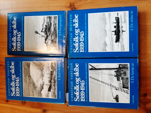 Tortzen,Christian  Sofolk og skibe 1939-1945. Den Danske handelsflådes historie under anden verdenskrig.1-4. 