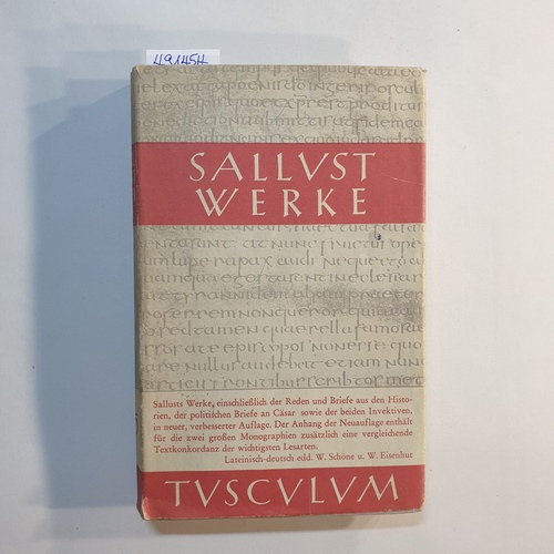 Sallustius Crispus, Gaius  Werke und Schriften : Latein.-dt. 