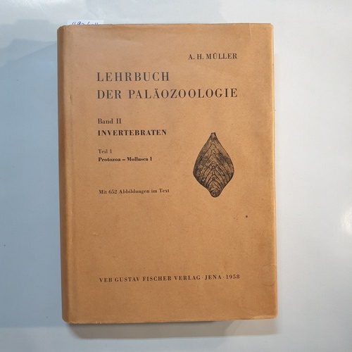 Müller, Arno Hermann  Lehrbuch der Paläozoologie - Band II: Invertebraten. Teil 1: Protozoa - Mollusca 1 