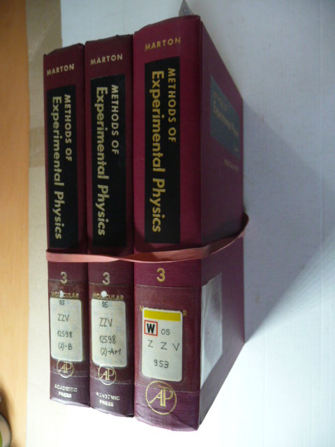 Williams, D.  Molecular Physics: Part. A+B  Volume 3 (Methods in Experimental Physics) (3 BÜCHER) 