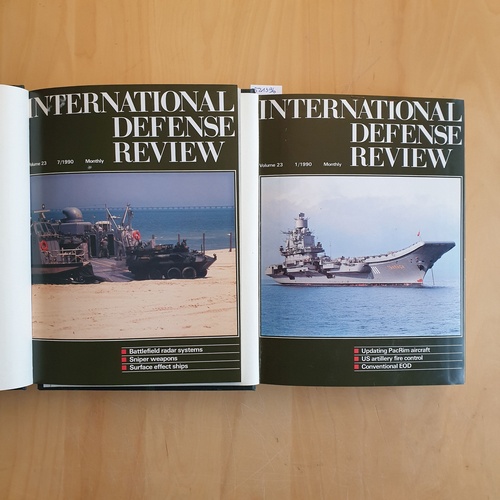   International Defense Review 1990 (2 BÜCHER / Vol. 23 komplett), mit 6 Beihefte 