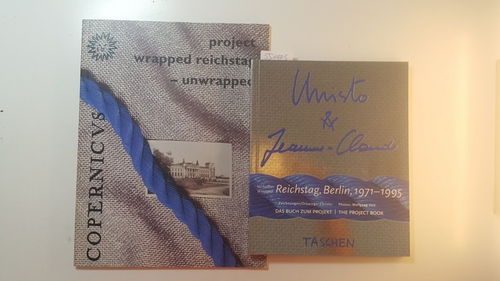 Braun, Markus [Hrsg.]  project wrapped reichstag : unwrapped + Christo & Jeanne-Claude - verhüllter Reichstag, Berlin 1971 - 1995 : das Buch zum Projekt / 2 BÜCHER 