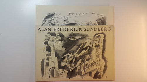 Sundberg, Alan Frederick  Tuschzeichnungen von ALAN FREDERICK SUNDBERG 1982/83.      (6)pp. (=one folding leaf) 