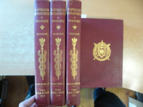 SLOANE.WILLIAM MILLIGAN  LIFE OF NAPOLEON BONAPARTE (4 VOLUMES) (4 BÜCHER) 