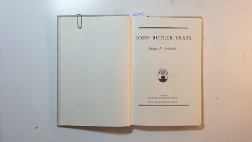 Archibald, Douglas N.  John Butler Yeats 