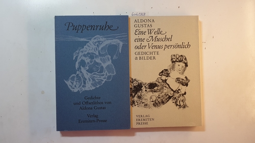 Gustas, Aldona  Eine Welle, eine Muschel oder Venus persönlich : Gedichte u. Bilder + Puppenruhe. Gedichte (2 BUCHER) 