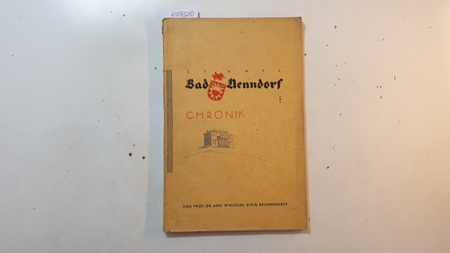 Winckler, Axel  Chronik des Bades Nenndorf 