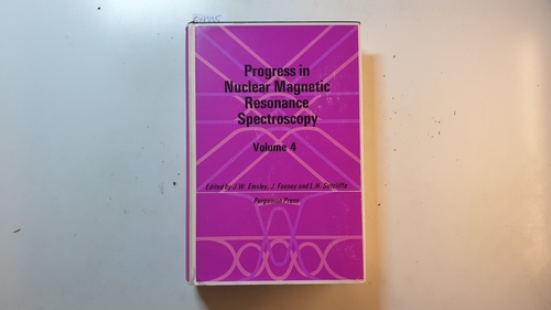 Emsley, J.W., Feeney, J. & Sutcliffe L.H. [Hrsg.]  Progress in Nuclear Magnetic Resonance Spectroscopy. Vol. 4 