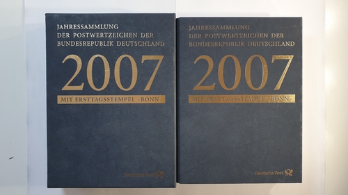 Deutsche Post  Jahressammlung der Postwertzeichen der Bundesrepublik Deutschland 2007, Mit Ersttagsstempel Bonn. 