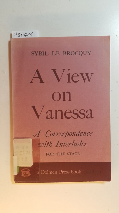 LeBrocquy, Sybil  View on Vanessa 