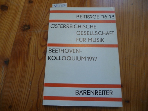 Klein, Rudolf [Red.]  Beethoven-Kolloquium 1977 : Dokumentation und Aufführungspraxis 