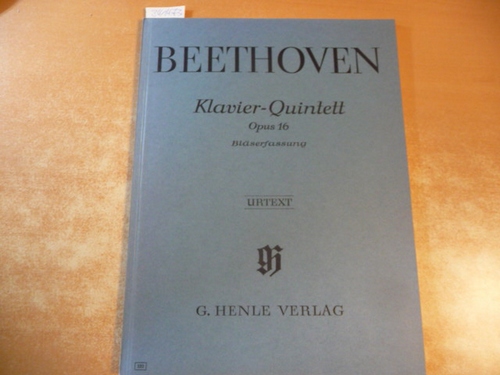 Beethoven, L. van  Quintett für Oboe, Klarinette, Horn Fagott und Klavier Op. 16 (Bläserfassung) - Kross, Siegfried: (Hrsg.) (222) 