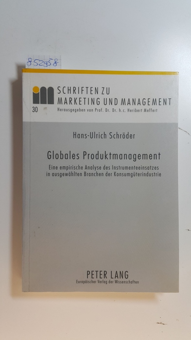 Schröder, Hans-Ulrich  Globales Produktmanagement 