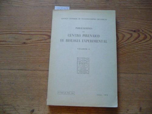 J.R. Vericad  Publicaciones del centro pirenaico de biologia experimental - vol. 4 : Estudio faunstico y biologico de los mamiferos del Pirineo 