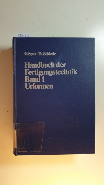 Spur, Günter [Hrsg.]  Handbuch der Fertigungstechnik, Teil: 1, Urformen 