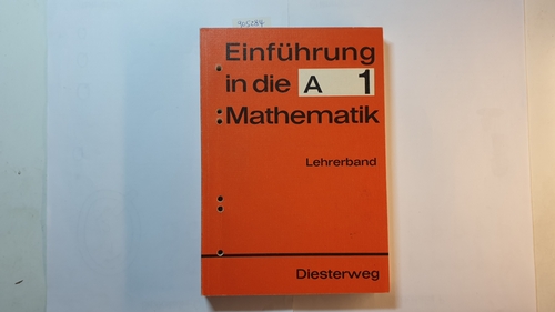 Schröder, Uchtmann [Hrsg.]  Einführung in die Mathematik A 1, Lehrerband, Algebra 1 