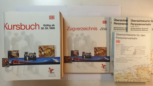 Diverse  Kursbuch Ausland. Gültig ab 30.05.1999. + Zugverzeichnis und noch 3 Karten 