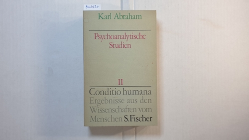 Karl Abraham  Psychoanalytische Studien II 