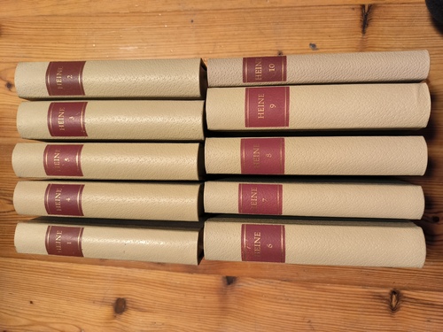 Heine, Heinrich  Heinrich Heine: Werke und Briefe in zehn Bänden komplett. Herausgegeben von Hans Kaufmann. (10 BÜCHER) 
