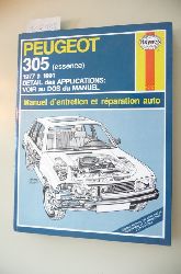 Diverse  Peugeot 305 Essence - 1977 a 1991 - Detail des Applications: Voir au Dos du Manuel - Manuel d