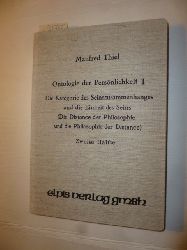 Manfred Thiel  Versuch einer Ontologie der Persnlichkeit - Band I. - Die Kategorie des Seinszusammenhanges und die Einheit des Seins - zweite Hlfte 