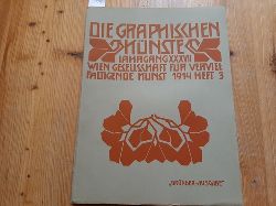 Gesellschaft fr vervielfltigende Kunst (Hrsg.)  Die graphischen Knste. Jahrgang. 37 ( Jg. XXXVII. ). 1914, Heft 3 