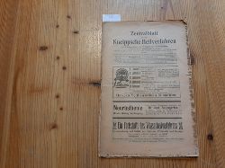Baumgarten, Dr. med Alfred  Zentralblatt fr das kneippsche Heilverfahren. Nr. 23, 07. Dez. 1905, XII. Jahrgang 