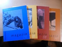 (Bearbeitung) Amanshauser, Hildegund  Magazin (1): Jahresbericht 1996 des Salzburger Kunstvereins + 1997 + 1998 + 1999 (4 BÜCHER) 