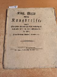 Diverse  Kongl. Maj.. Radiga Kungorelse, Angende Stamplade Pappers-Afgiftens ... ar 1816 